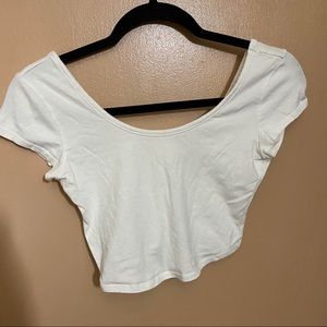 White Crop Top